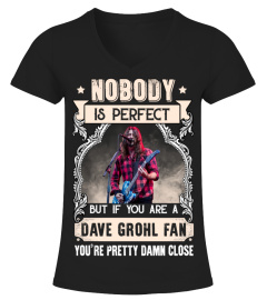 NOBODY IS PERFECT BUT IF YOU ARE A DAVE GROHL FAN YOU'RE PRETTY DAMN CLOSE