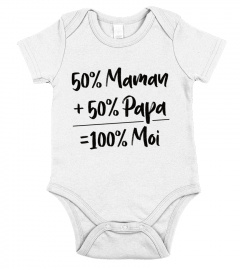 50% Maman + 50% Papa = 100% Moi