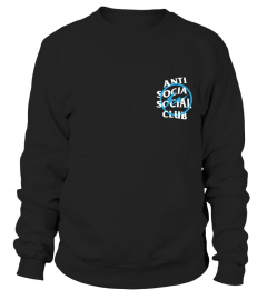Anti Social Social Club Fragment Blue Bolt Hoodie