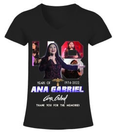 ANA GABRIEL 48 YEARS OF 1974-2022