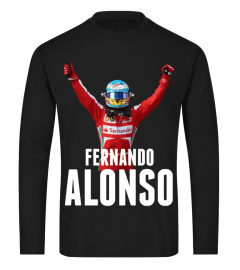 F1DR71-005-BK.Fernando Alonso - Ferrari - Victoire T-shirt essentiel