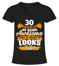 (customize with your age) years of being awesome this is what it looks like
