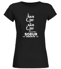 Je sais que tu sais que tu as une soeur parfaite - Edition Limitée