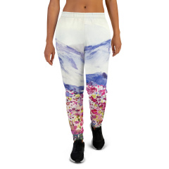 Montagne au printemps jogger femme