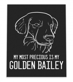 Golden Retriever Bailey Pet Canvas Decor