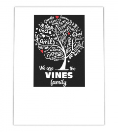 cv01031-vines family name canvas