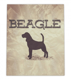 Retro Beagle Lover Home Decor Wall Art Poster