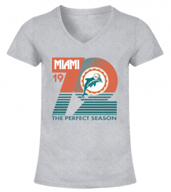 Heathered Gray Miami Dolphins Hometown Collection 1972 Shop