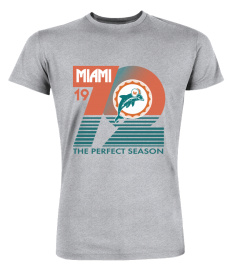 Heathered Gray Miami Dolphins Hometown Collection 1972 Shop