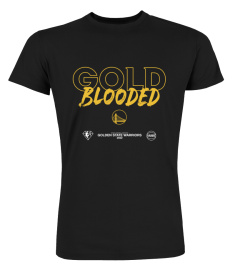 Golden State Warriors 2022 NBA Playoffs Gold Blooded Mantra T-Shirt