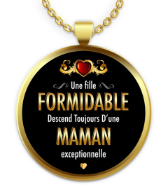 COLLIER POUR MAMAN - UNE FILLE...