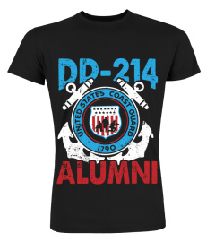 DD-214 ALUMNI Coast Guard T-shirt