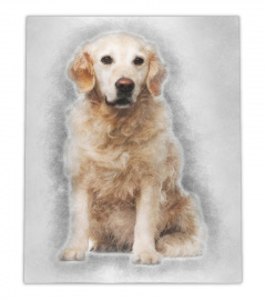 Golden Retriever 6 years old lover canvas wall