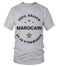 T-shirt têtu, râleur - Marocain