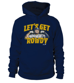 MLBPA Licensed Let's Get Rowdy Breaking Shirt