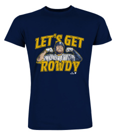 MLBPA Licensed Let's Get Rowdy Breaking Shirt