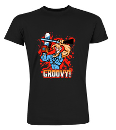 Earthworm Jim Evil Dead Groovy Tee