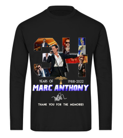 MARC ANTHONY 34 YEARS OF 1988-2022