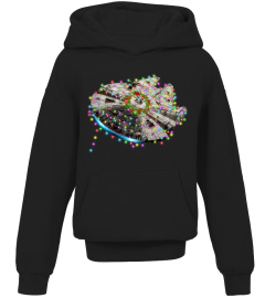 Millennium Falcon Christmas Lights - Hoodie