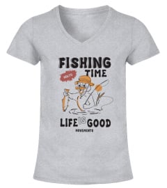 Movements Fishing Time Life Is Good T Shirt