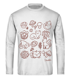 Shubble Merch cats plants crewneck