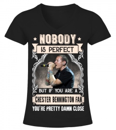 NOBODY IS PERFECT BUT IF YOU ARE A CHESTER BENNINGTON FAN YOU'RE PRETTY DAMN CLOSE
