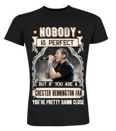 NOBODY IS PERFECT BUT IF YOU ARE A CHESTER BENNINGTON FAN YOU'RE PRETTY DAMN CLOSE