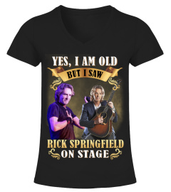 I SAW RICK SPRINGFIELD ON STAGE