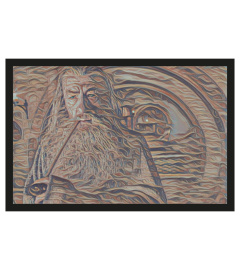 Gandalf with pipe - Edward Munch Style