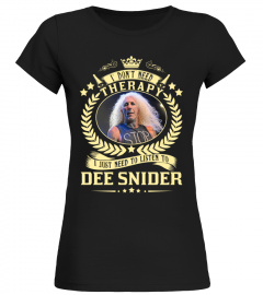 therapy dee snider