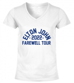 Elton John Tour Merch Farewell Tour Raglan Hoodie