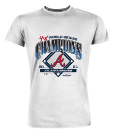 Atlanta Braves Fanatics Branded 4-Time World Series Champions Trophy Hoodie