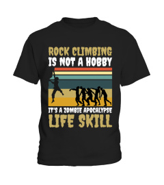 ROCK CLIMBING IS A ZOMBIE APOCALYPSE LIFE SKILL