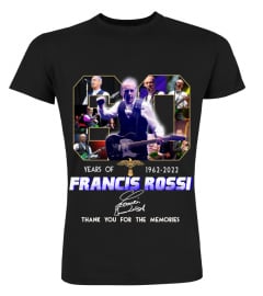 FRANCIS ROSSI 60 YEARS OF 1962-2022