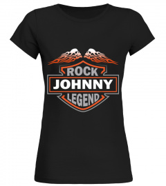 Unisex organic cotton T-shirt Johnny Rock Legende Star of Rock French Singer Gift idea fan of Johnny