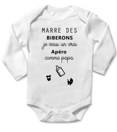 Marre des biberons je veux un vrai apéro comme papa - Edition Limitée