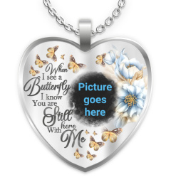 I Know You Are Still Here With Me Memorial Necklace