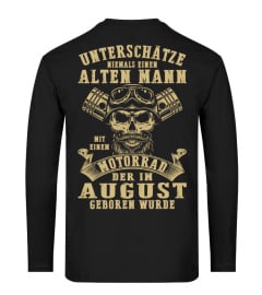 Motorrad Legenden Altem mann der im August T Shirt