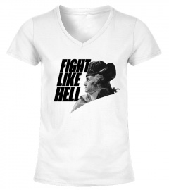 Official Louder With Crowder Fight Like Hell Baseball Tee Shirt