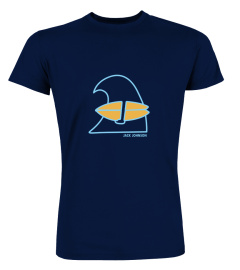 Jack Johnson Unisex Navy Wave T Shirt