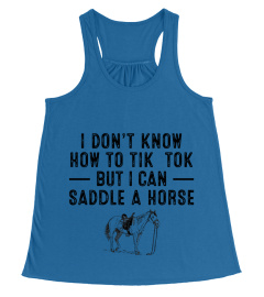 SADDLE A HORSE