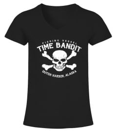 Official Fishing Vessel Time Bandit Next Generation Jolly Roger Hoodie Sweatshirt