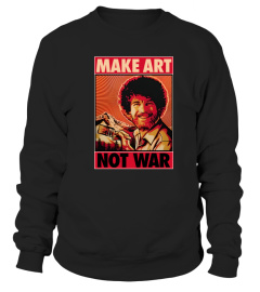 Bob Ross Make Art Not War Tee