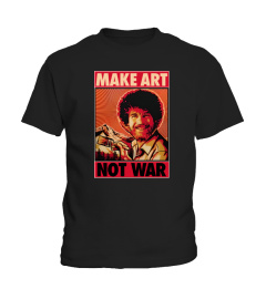 Bob Ross Make Art Not War Tee