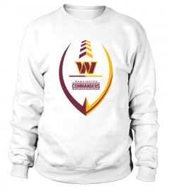 Washington Commanders Icon Logo Legend White Sweatshirt Crew
