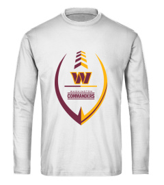 Washington Commanders Icon Logo Legend White Sweatshirt Crew