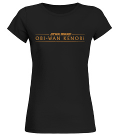 Obi-Wan Kenobi Golden Text Logo