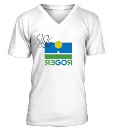 Roger Federer Autographed Uniqlo Olympic Tee Shirt