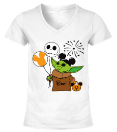 Baby Yoda Halloween Shirt, Disney Halloween shirt, Disney Boo Shirt, Baby Yoda T-shirt, Halloween Party 2022