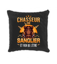 T-shirt Chasseur de Sanglier | Tête de Sanglier et Balle Traçante
